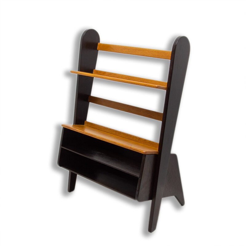 Vintage magazine rack by Antonín Boček for Druzstevni Prace, Czechoslovakia 1930s