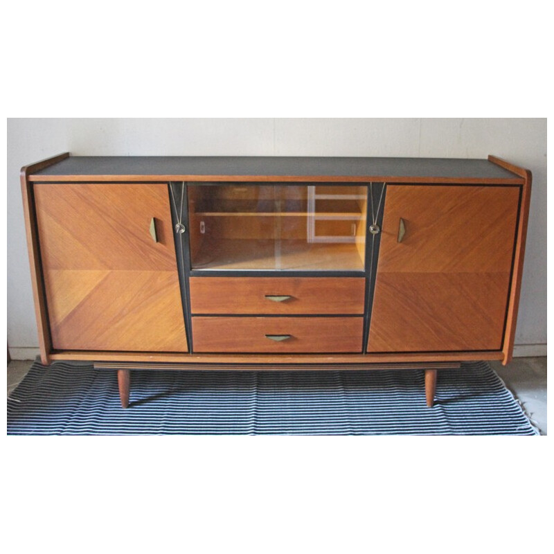 Sideboard in oiled plywood - 1950s