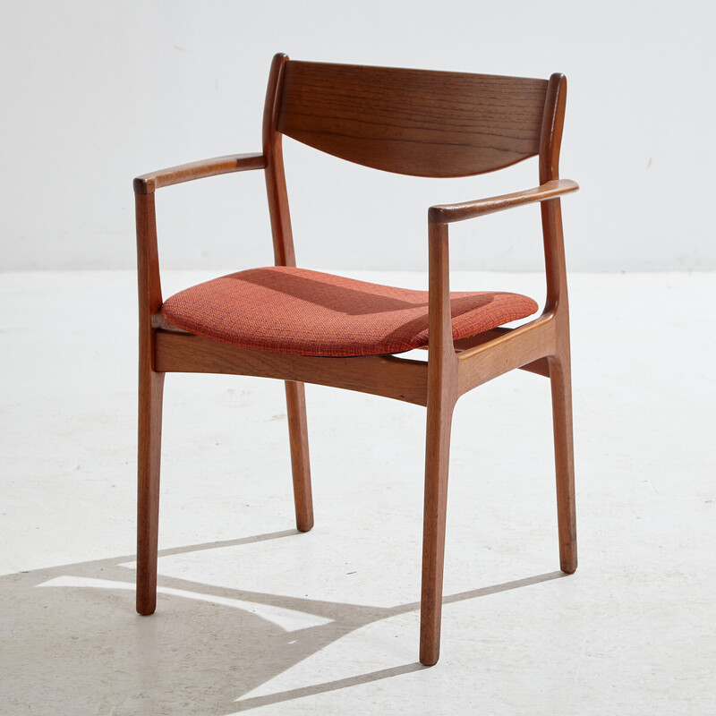 Poltrona vintage in teak di P.E. Jørgensen per Farsø Stolefabrik, 1960