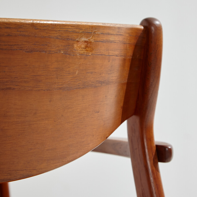 Vintage teakhouten fauteuil van P.E. Jørgensen voor Farsø Stolefabrik, 1960