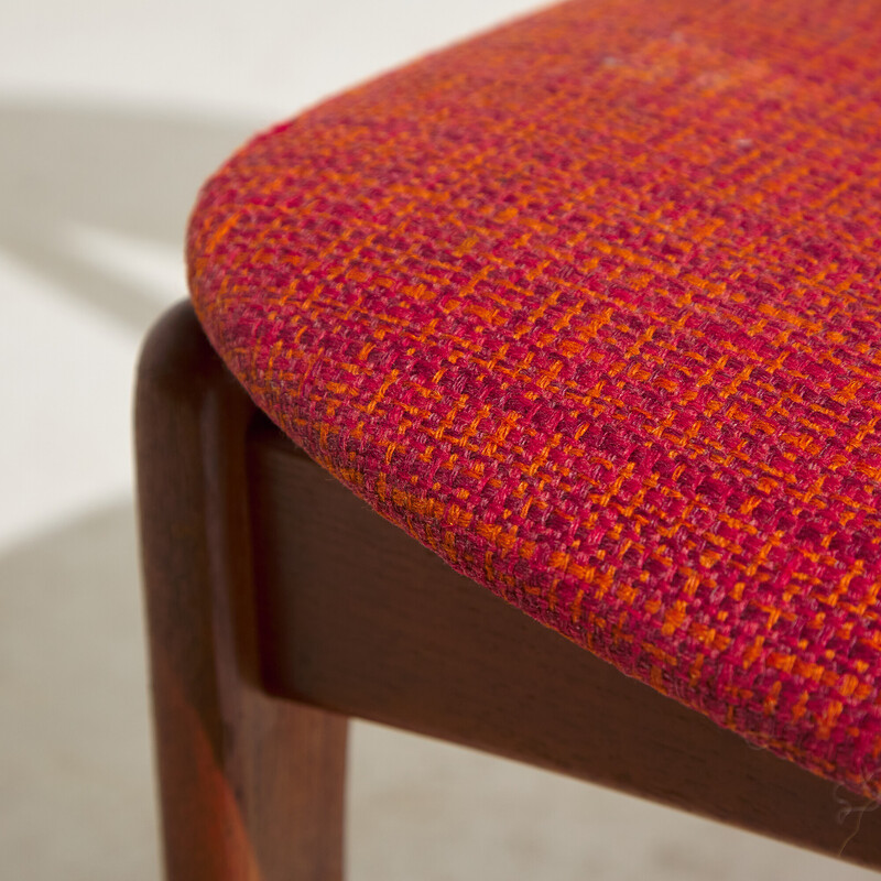 Vintage teak dining chair by P.E. Jørgensen for Farsø Stolefabrik, 1960s