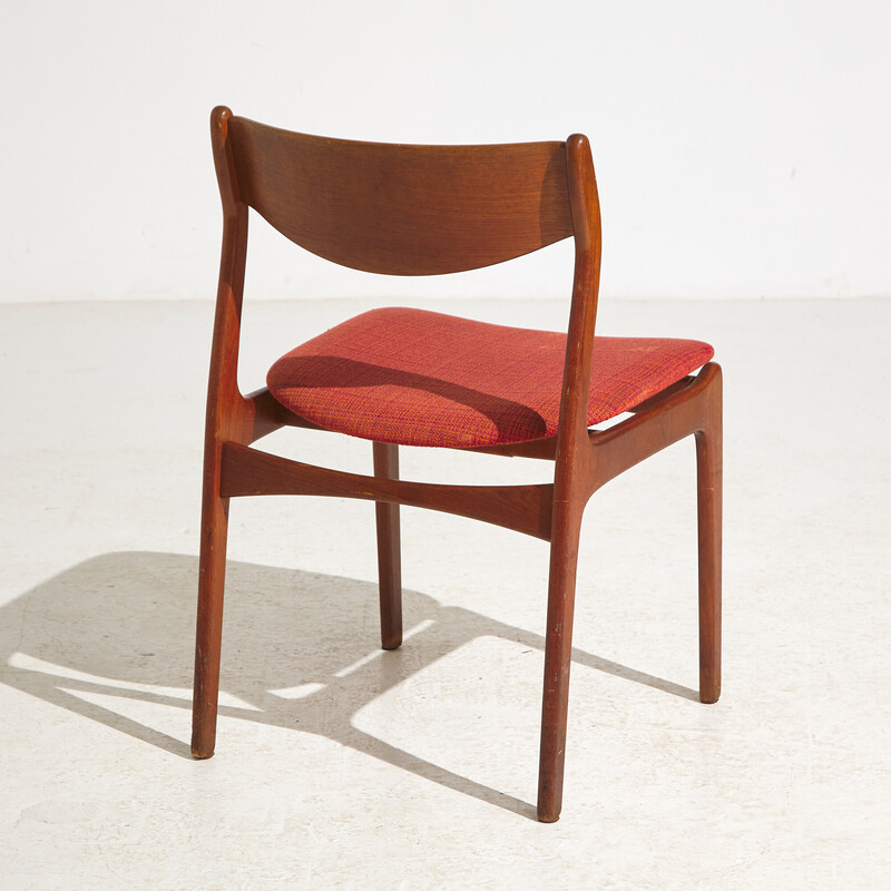 Vintage teak dining chair by P.E. Jørgensen for Farsø Stolefabrik, 1960s