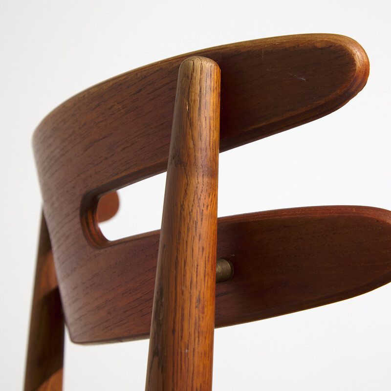 Vintage model 178 teak dining chair by Johannes Andersen for Bramin, 1960s