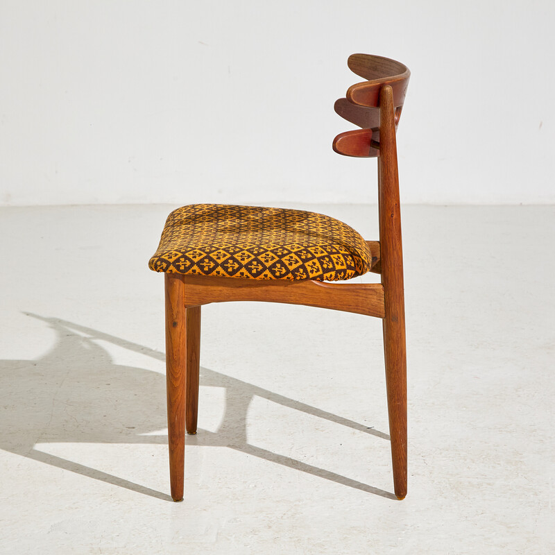 Cadeira de teca Vintage modelo 178 de Johannes Andersen para Bramin, 1960