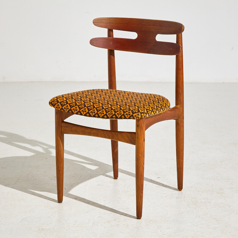 Vintage model 178 teak dining chair by Johannes Andersen for Bramin, 1960s