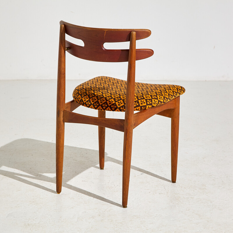 Vintage model 178 teak dining chair by Johannes Andersen for Bramin, 1960s