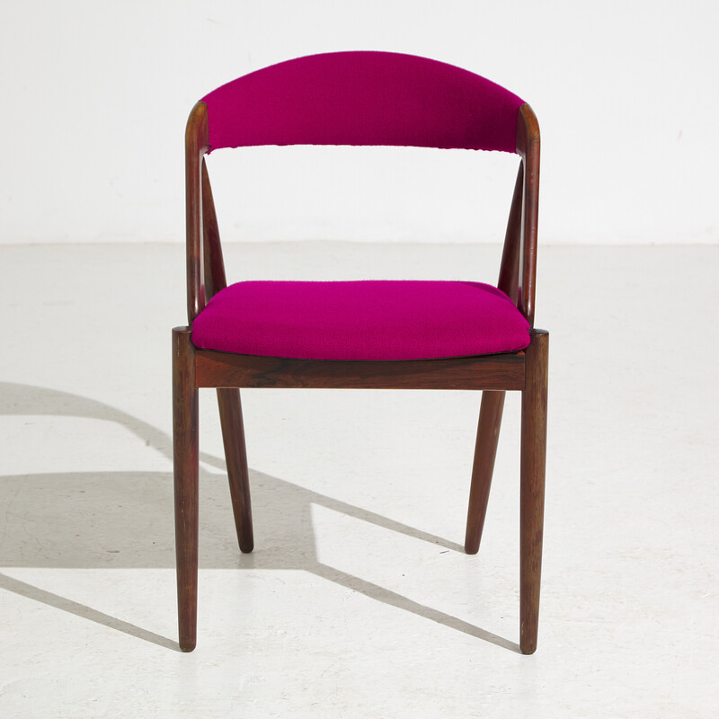 Set of 4 vintage model 31 rosewood dining chairs by Kai Kristiansen for Schou Andersen, 1960s