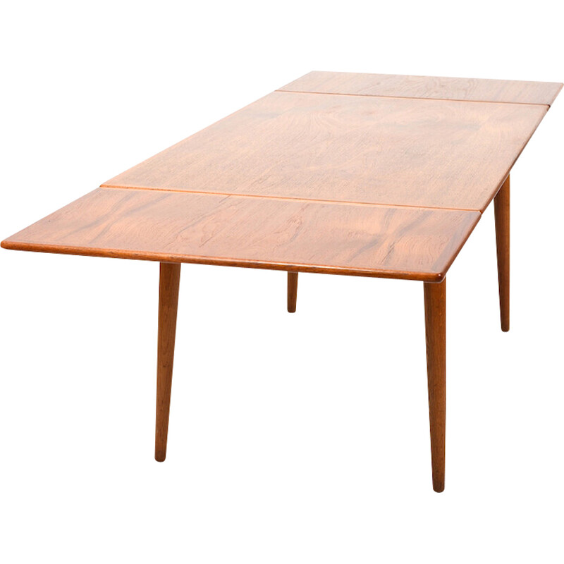 Vintage Tisch At-312 aus Teakholz und Eiche von Hans J. Wegner für Andrea's Tuck, Dänemark 1950-1960