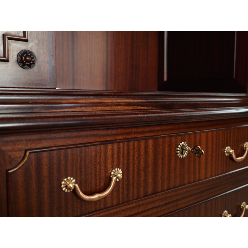 Vintage mahogany cabinet, Denmark 1970s