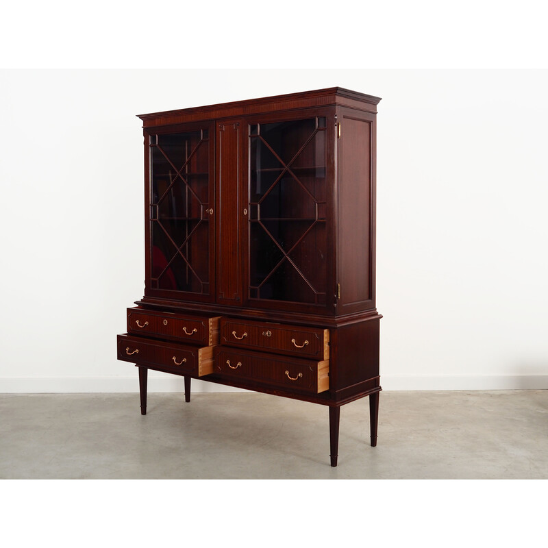 Vintage mahogany cabinet, Denmark 1970s