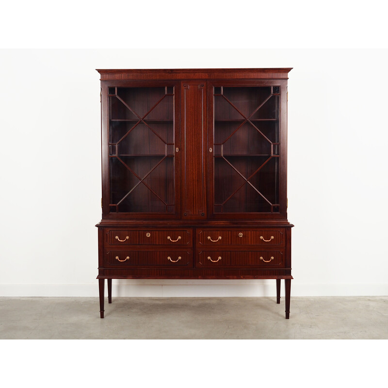 Vintage mahogany cabinet, Denmark 1970s