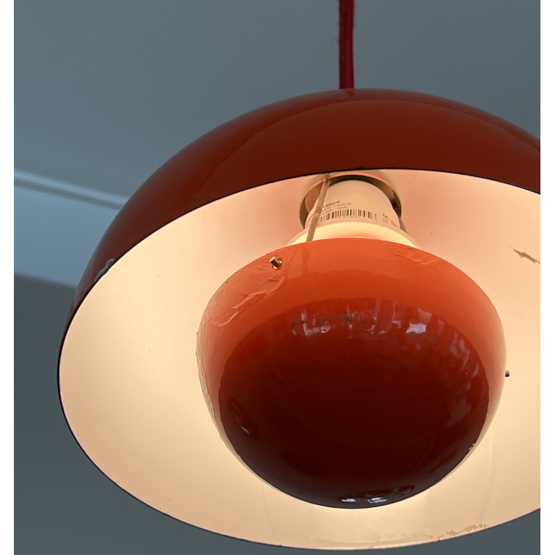 Vintage Flower Pot Vp1 pendant lamp by Verner Panton for Louis Poulsen, 1960s