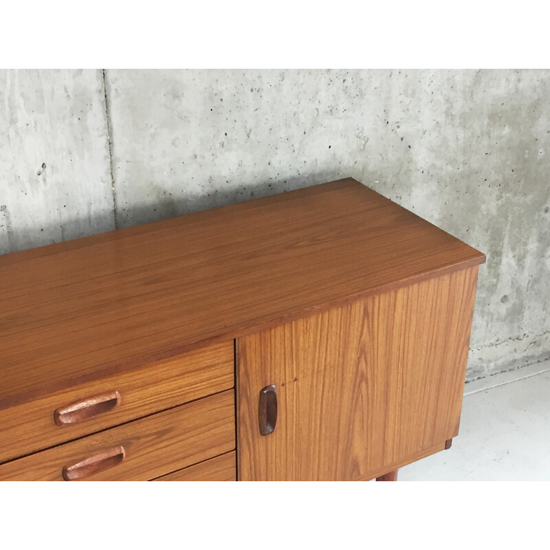 Mid century Schreiber teak veneer sideboard - 1970s