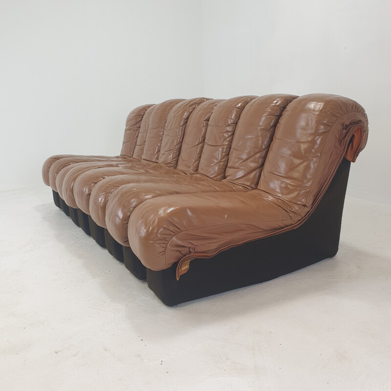 Vintage De Sede Ds-600 "Non Stop" modular sofa, 1980s