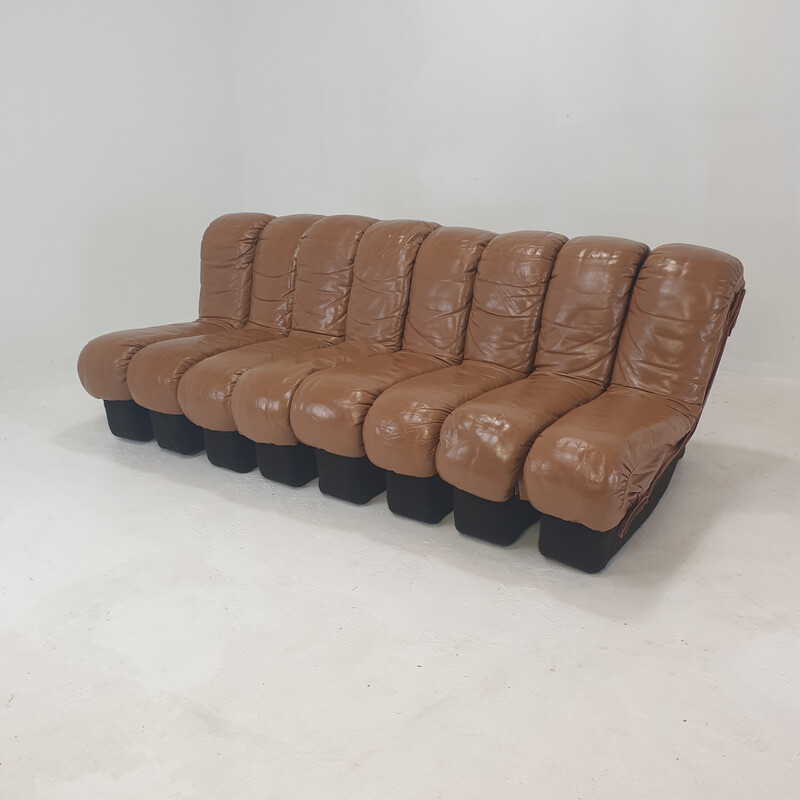 Vintage De Sede Ds-600 "Non Stop" modular sofa, 1980s