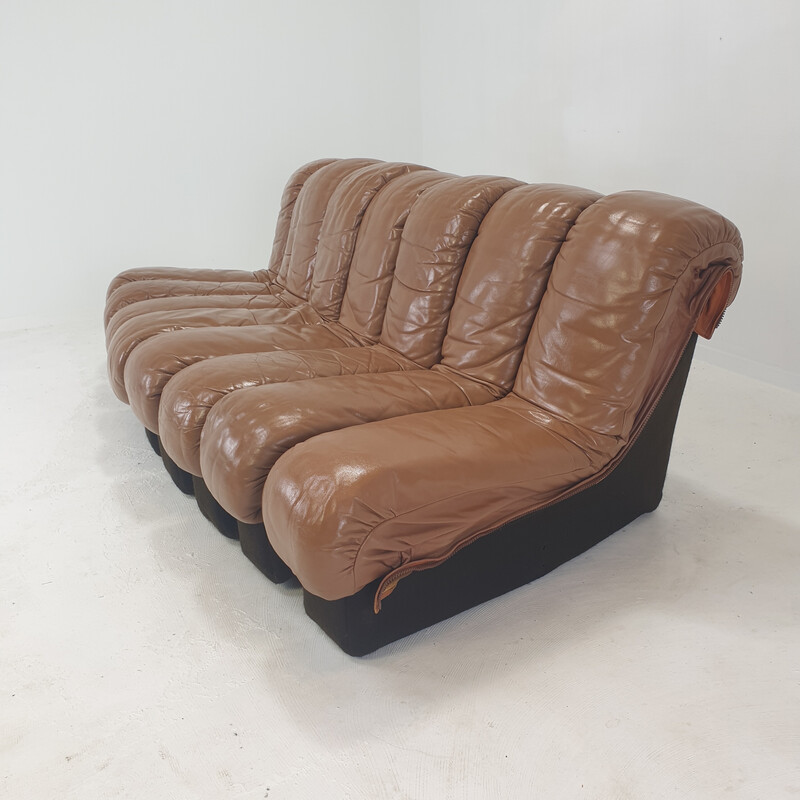 Vintage De Sede Ds-600 "Non Stop" modular sofa, 1980s