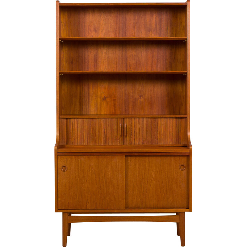 Dänischer Vintage-Bücherschrank mit Sekretär von Johannes Sorth für Nexo, 1968