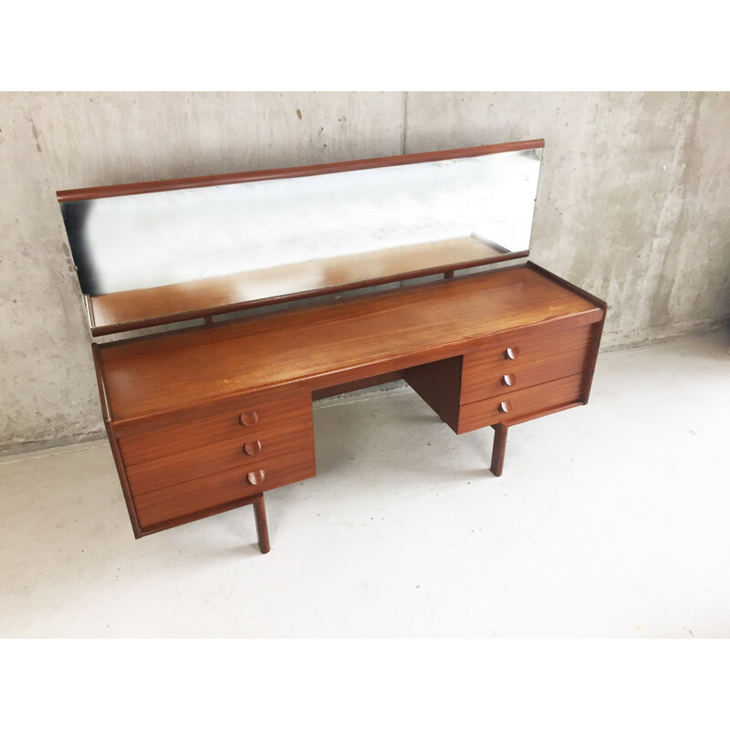 Mid century White and Newton teak dressing table - 1970s