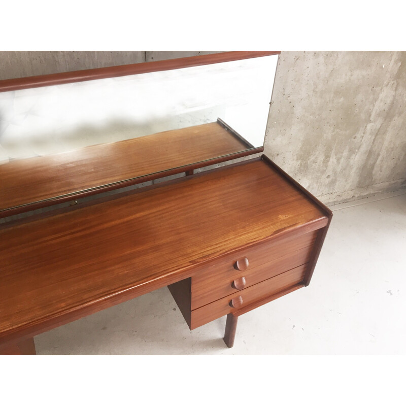 Mid century White and Newton teak dressing table - 1970s