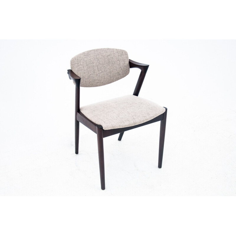 Satz von 4 dänischen Vintage-Stühlen Modell 42 von Kai Kristiansen, 1960