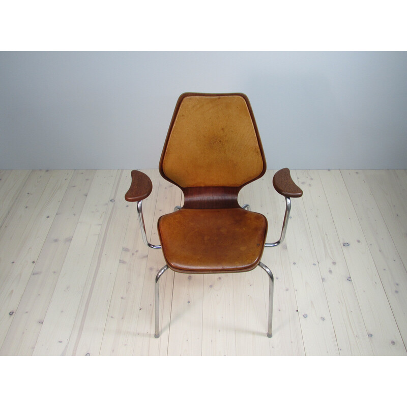 Vintage fauteuil van Øivind Iversen voor Møre Lenestolfabrikk, Noorwegen 1956