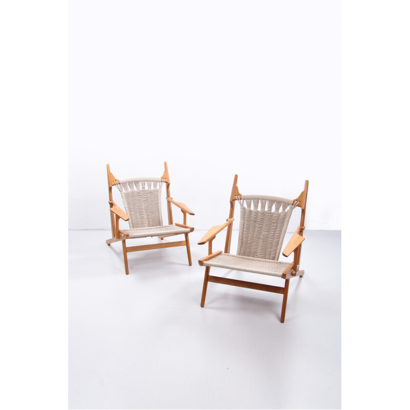 Paire de fauteuils vintage par Martin Godsk, Danemark 1990