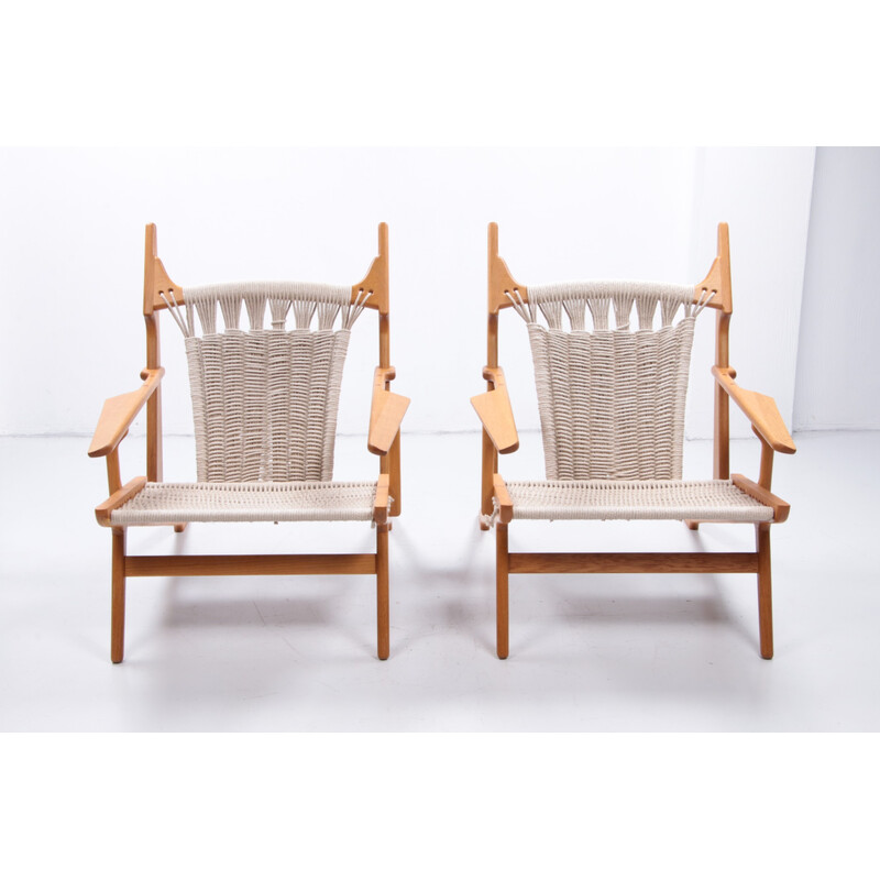 Pair of vintage armchairs by Martin Godsk, Denmark 1990s
