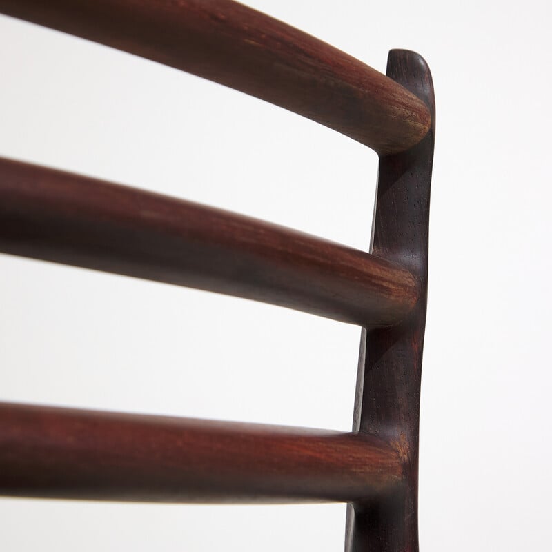 Set of 6 vintage model 78 rosewood dining chairs by Niels O. Møller for J.L. Møllers, 1960s