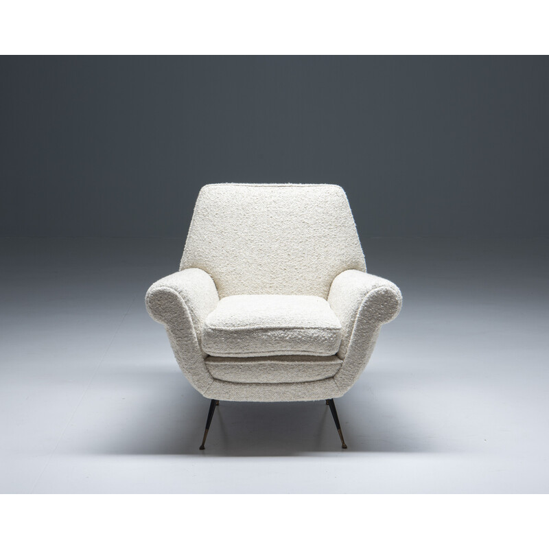 Paire de fauteuils Italiens vintage par Gigi Radice pour Minotti, 1950