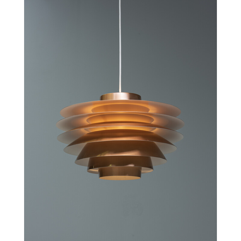 Vintage pendant lamp "Verona" by Svend Middelboe for Nordisk Solar, Denmark 1960