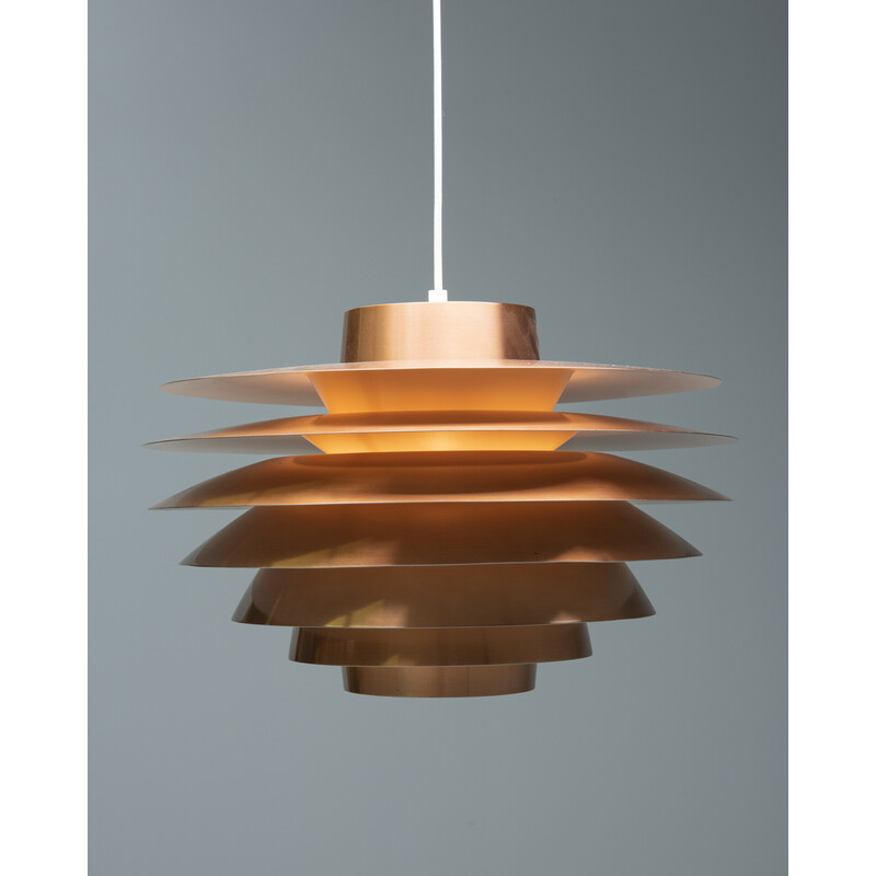 Vintage pendant lamp "Verona" by Svend Middelboe for Nordisk Solar, Denmark 1960