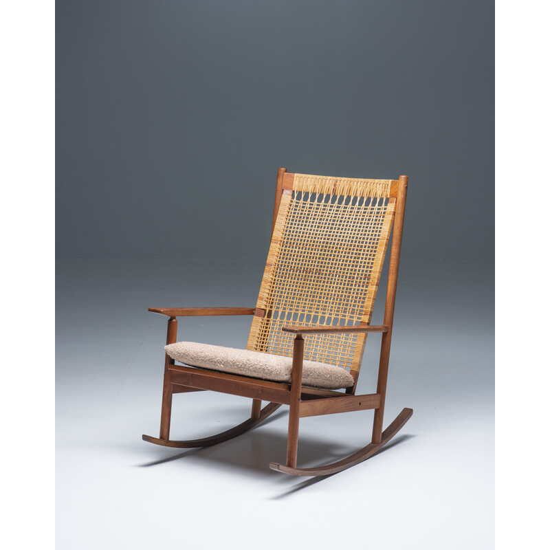 Vintage rocking chair by Hans Olsen for Juul Kristensen, Denmark 1960