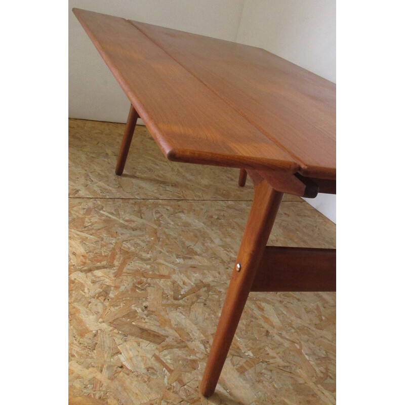 Trioh Danish extendable table height adjustable - 1960s