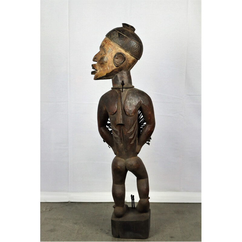 Vintage-Statue Nkisi Nkonde Kongo-Vili