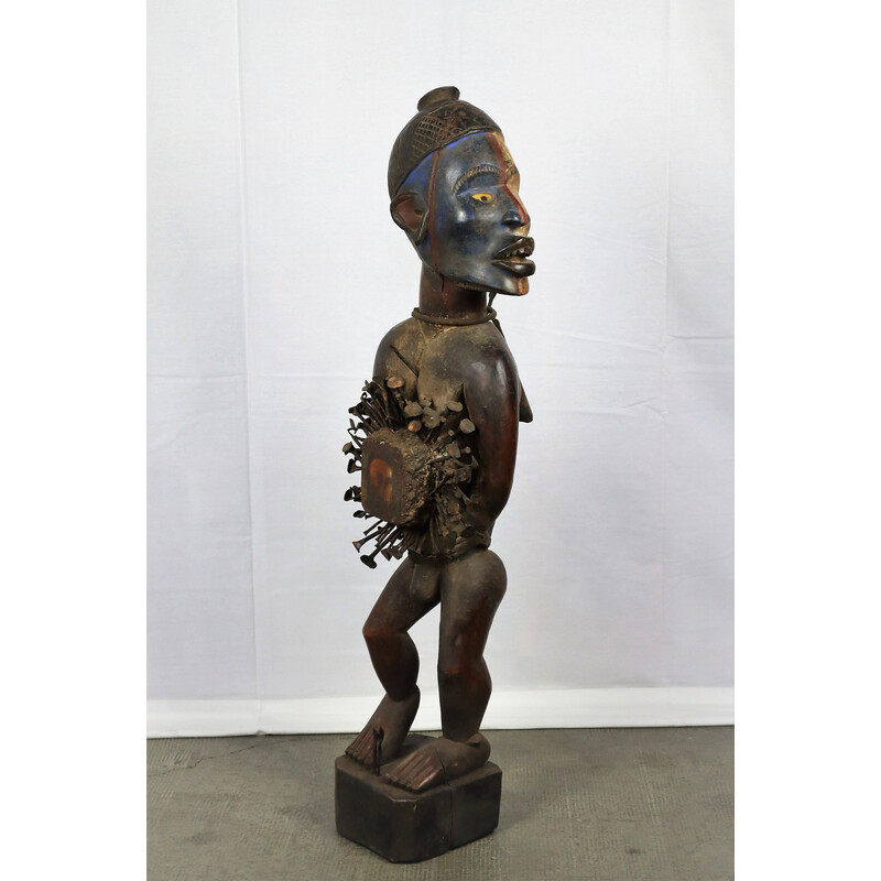 Statue vintage Nkisi Nkonde Kongo-Vili