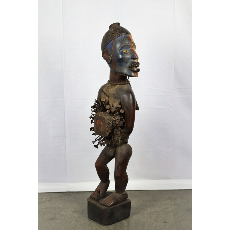 Vintage statue Nkisi Nkonde Kongo-Vili