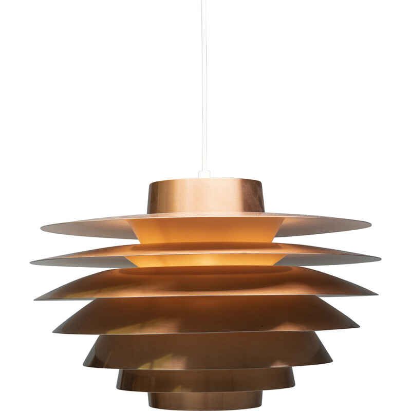 Vintage pendant lamp "Verona" by Svend Middelboe for Nordisk Solar, Denmark 1960