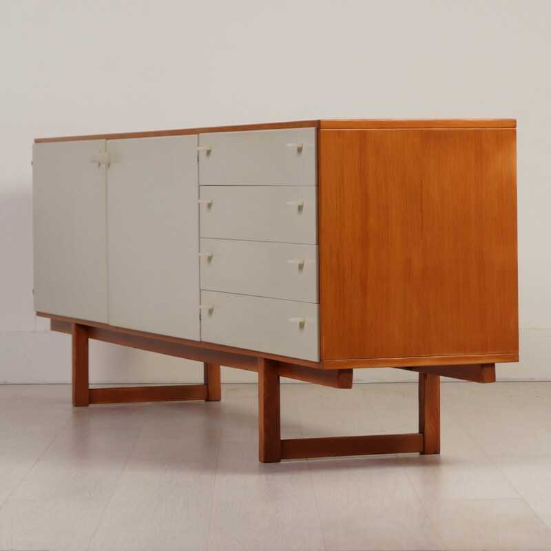 Enfilade Pastoe en pin d'Oregon, Cees BRAAKMAN - 1970