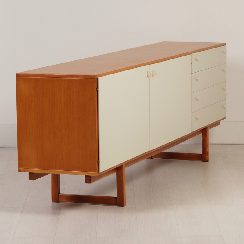 Pastoe sideboard in oregon pine wood, Cees BRAAKMAN - 1970s