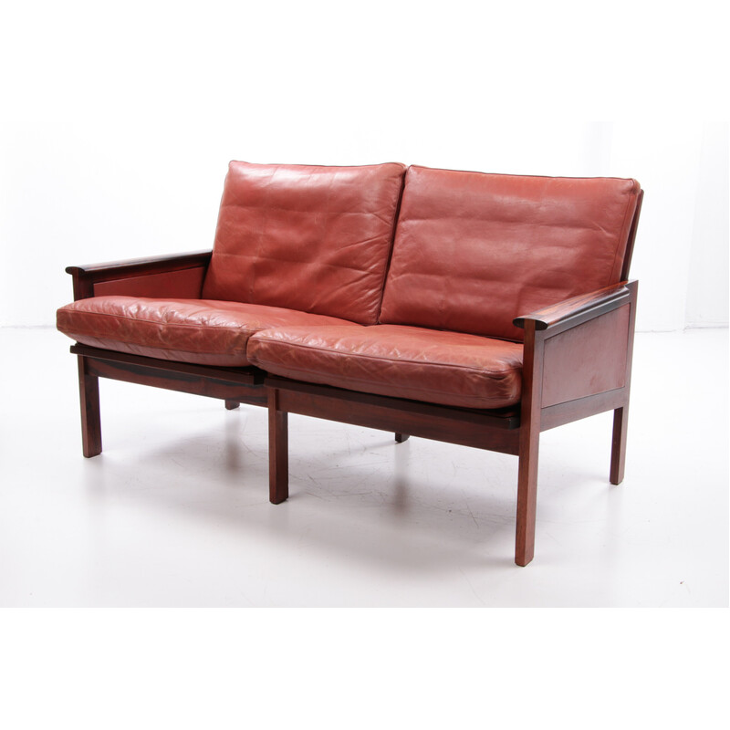 Vintage two-seater sofa model Capella by Illum Wikkelsø, Denmark 1960s