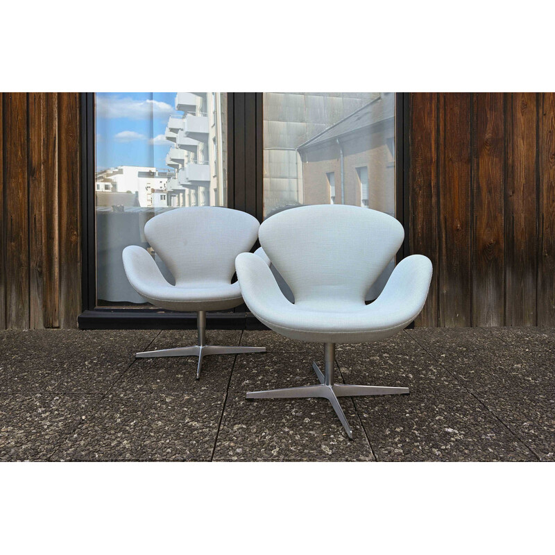 Vintage Swan fauteuils van Arne Jacobsen voor Fritz Hansen, 2013