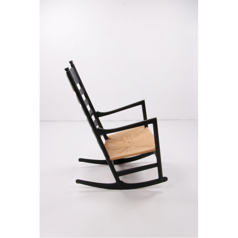 Danish vintage rocking chair model ch45 by Hans.J.Wegner