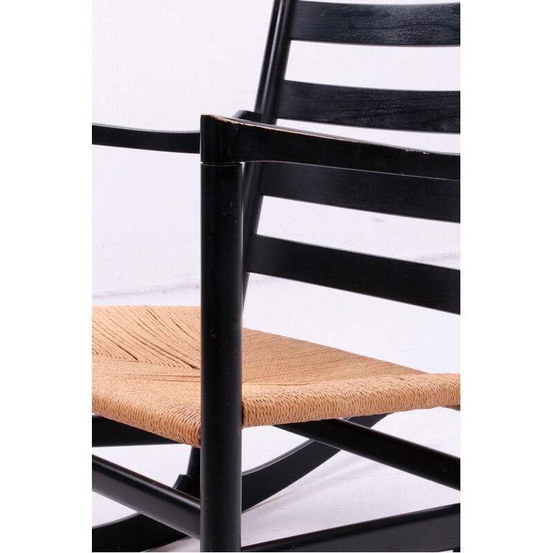 Danish vintage rocking chair model ch45 by Hans.J.Wegner