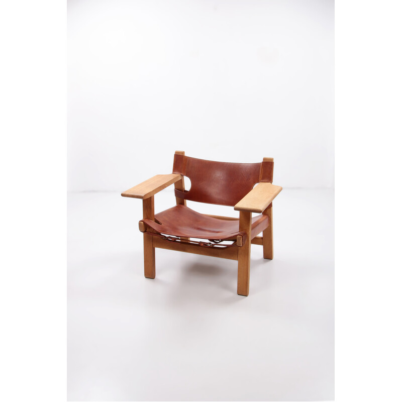 Vintage armchair by Borge Mogensen model 2226 for Fredericia, Denmark 1960s