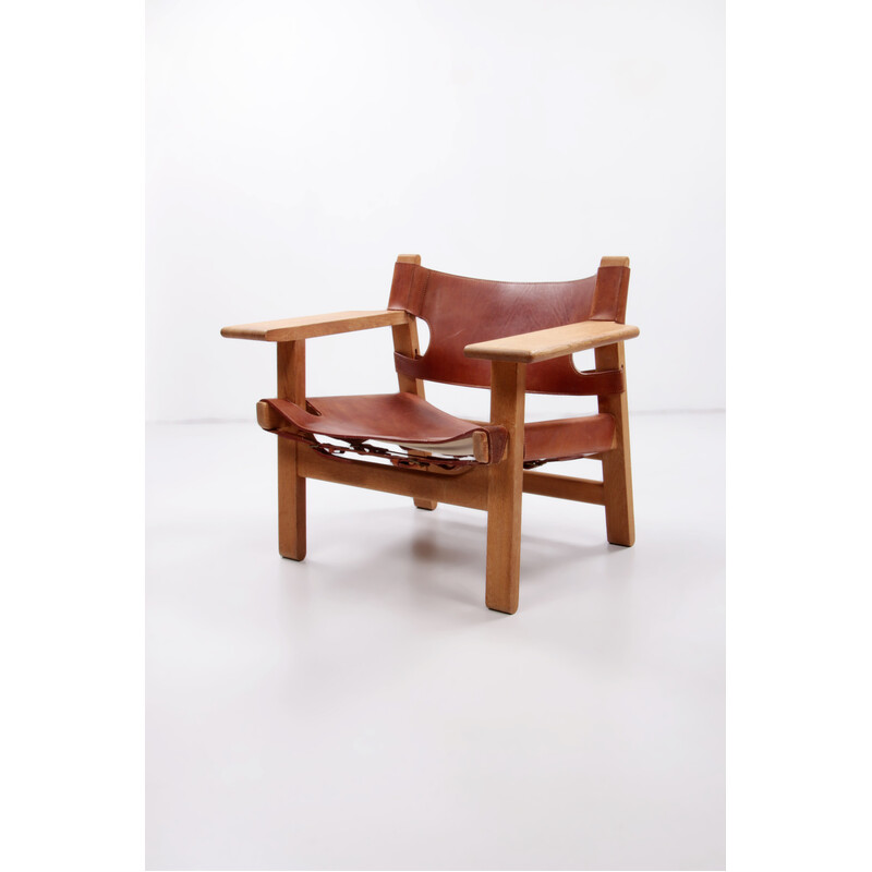 Vintage armchair by Borge Mogensen model 2226 for Fredericia, Denmark 1960s