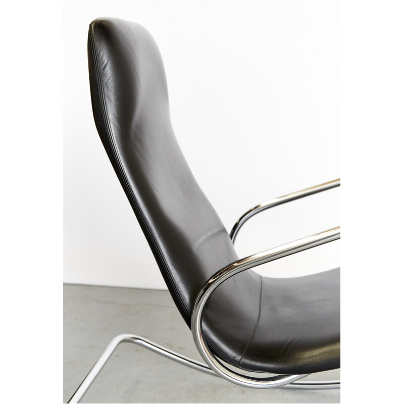 Sedia a dondolo vintage S826 di Ulrich Böhme per Thonet