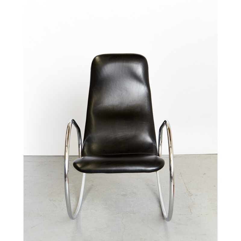 Vintage rocking chair S826 by Ulrich Böhme for Thonet