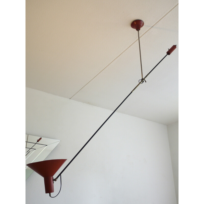 Vintage Counterbalance hanglamp van Jjm.Hoogervorst voor Anvia, 1950