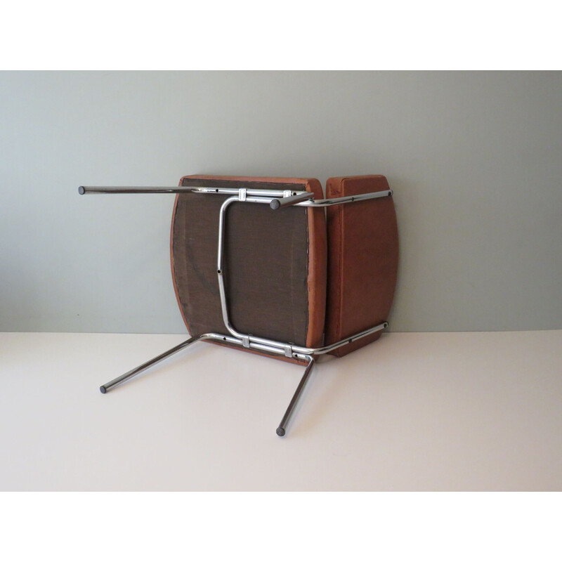 Vintage-Beistellstuhl Modell "Conseil" von Pierre Guariche für Meurop, Belgien 1960