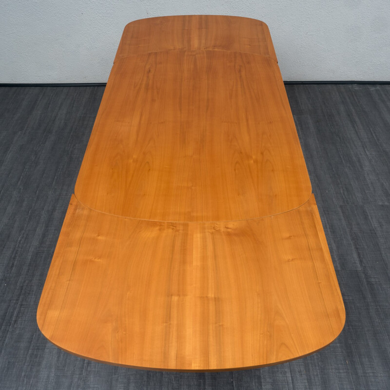 Cherry wood dining table - 1950s